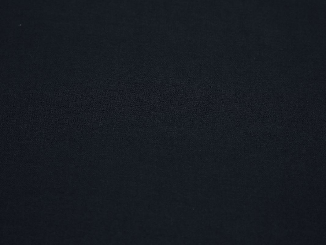 Костюмная ткань шерстяная темно-синяя - фото 2