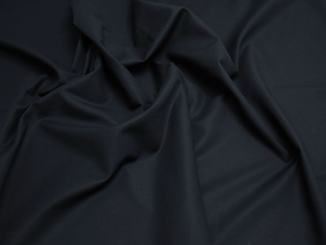 Костюмная ткань темно-синего цвета - фото 5