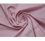 Плательная ткань хлопковая бело-розовая полоска