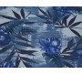 Плательная ткань хлопковая сине-белые цветы