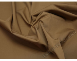 Плательная ткань хлопковая коричневая 