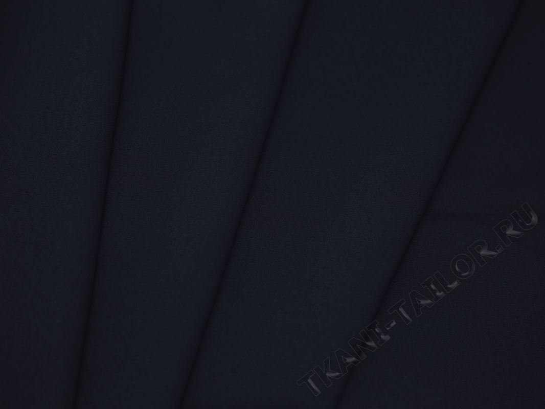 Плательная ткань темно-синего цвета - фото 1