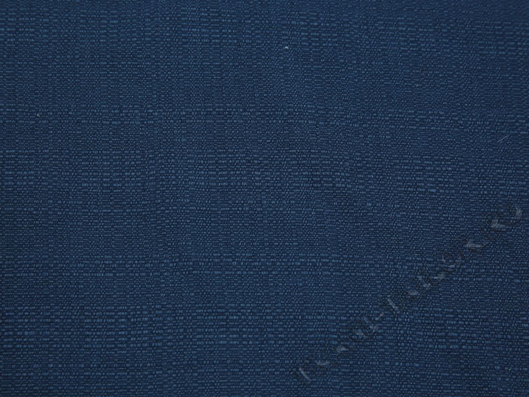 Плательная ткань шерстяная синяя - фото 2