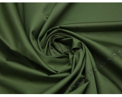 Плательная ткань хлопковая зеленая