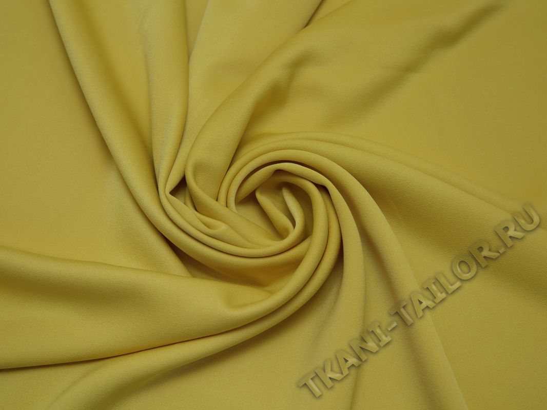 Плательная ткань желтая - фото 4