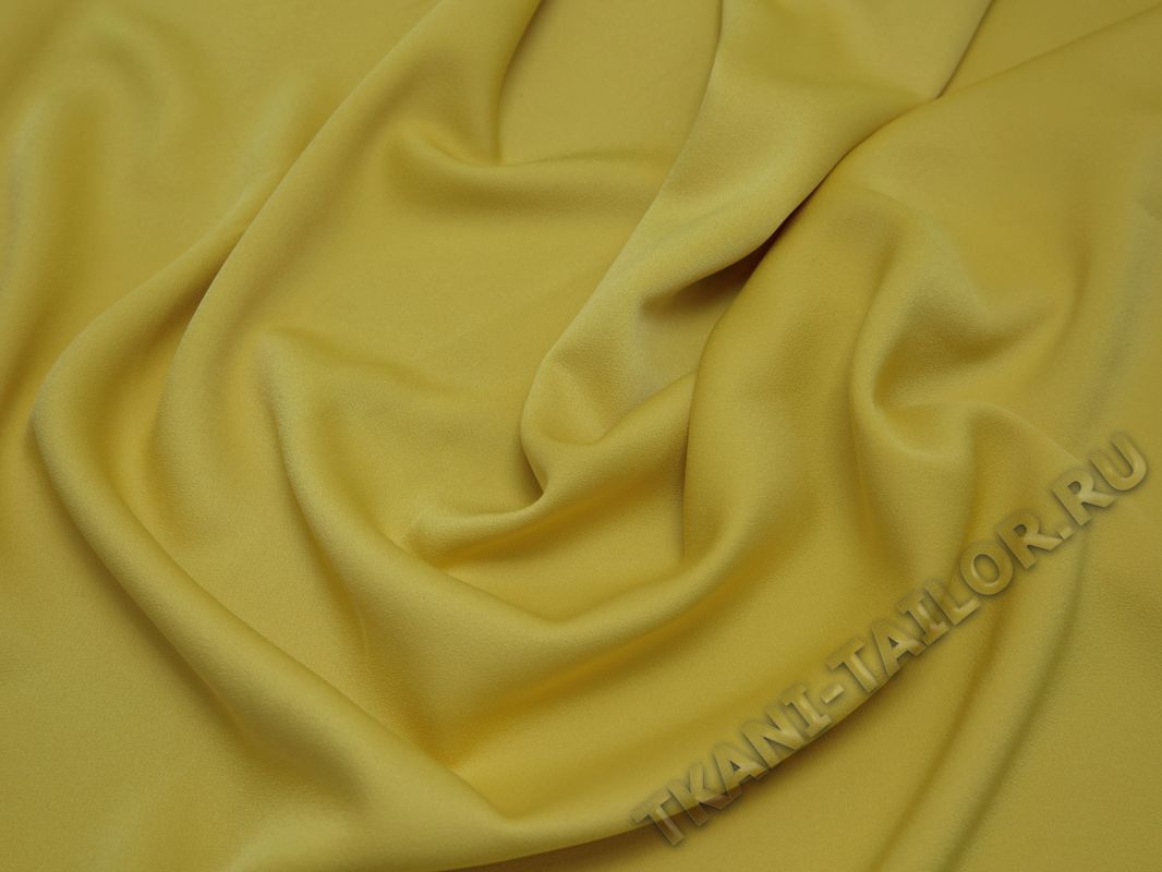Плательная ткань желтая - фото 1