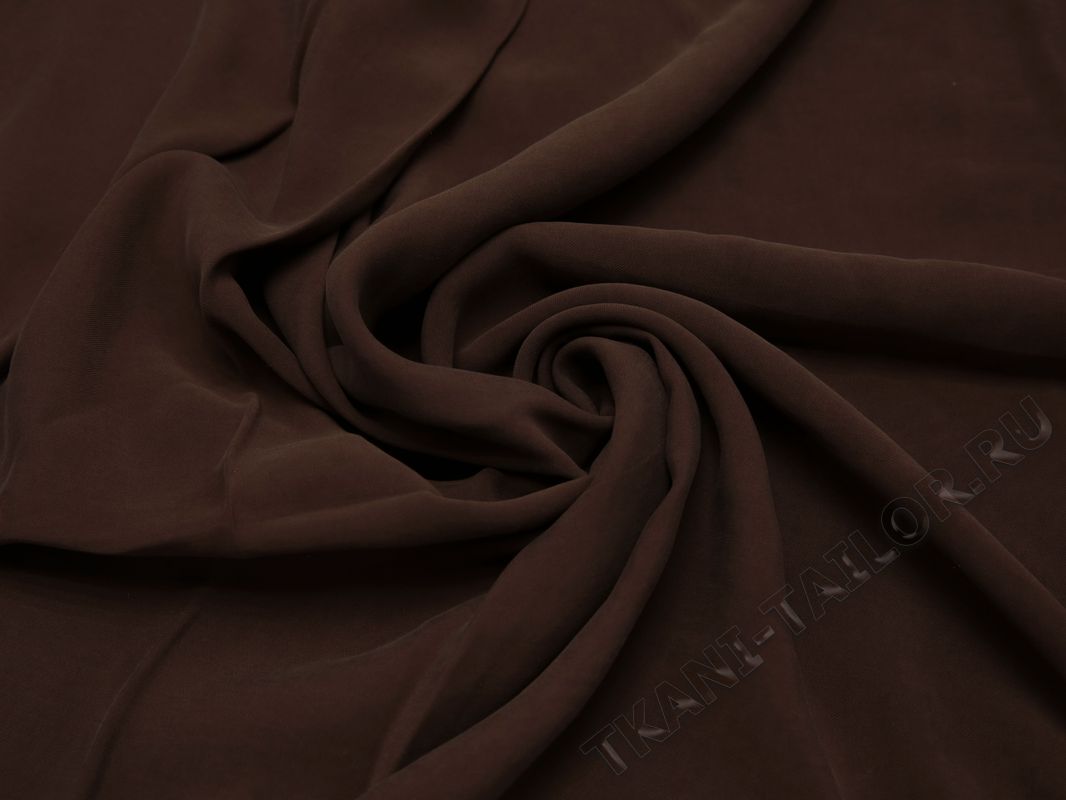 Плательная ткань коричневая - фото 4