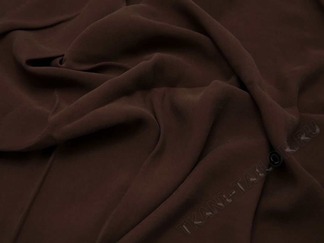 Плательная ткань коричневая - фото 5