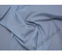 Рубашечная ткань хлопковая белая мелкий геометрический принт синего цвета