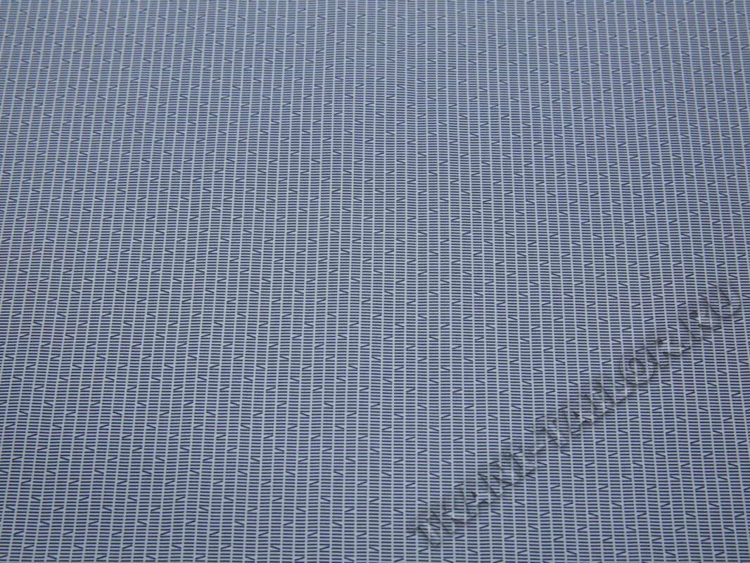Рубашечная ткань хлопковая серая в белую полоску - фото 2