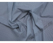 Рубашечная ткань хлопковая серая в белую полоску