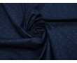 Рубашечная ткань хлопковая синяя фиолетовый принт