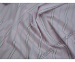 Рубашечная ткань вискозная светло-розовая в белую полоску