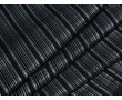 Рубашечная ткань черная с серебряную полоску