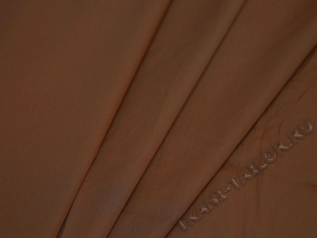 Рубашечная ткань хлопковая коричневая - фото 3