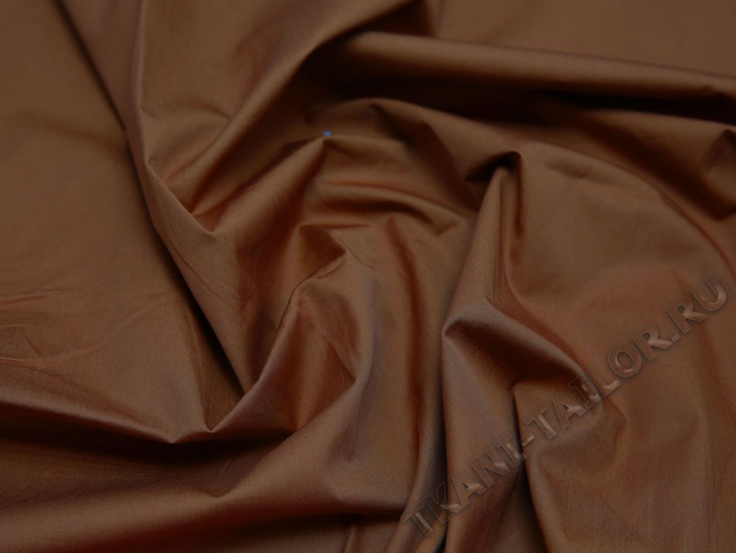 Рубашечная ткань хлопковая коричневая - фото 5