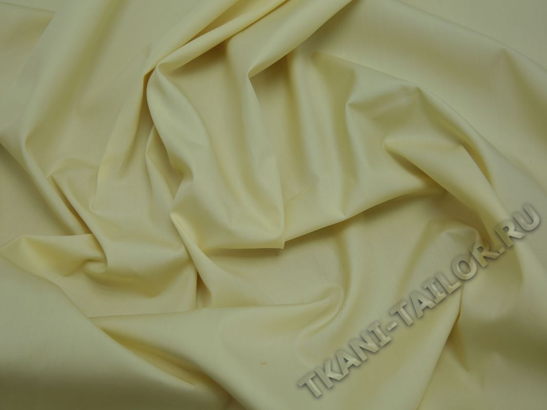 Рубашечная ткань хлопковая желтая - фото 5