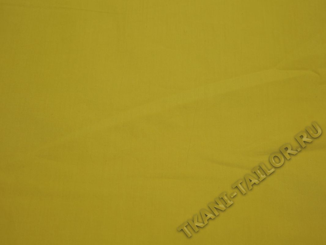 Рубашечная ткань хлопковая желтого цвета - фото 2