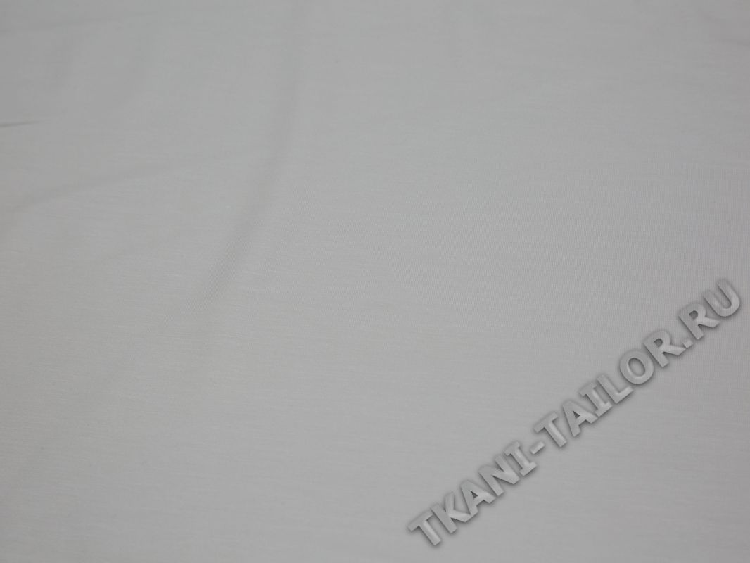Трикотажная ткань вискоза белая - фото 2