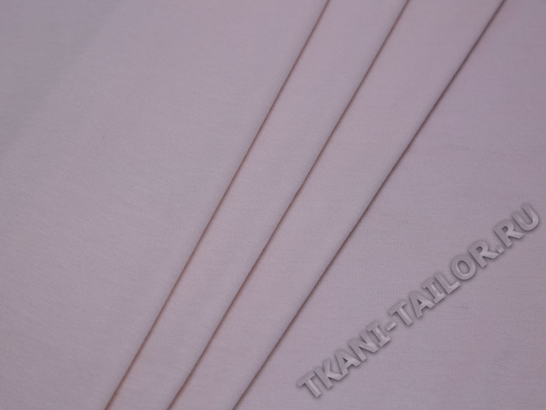 Трикотажная ткань вискоза светло-розовая - фото 3