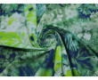 Бифлекс сине-зеленый цветочный принт