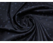 Джинсовая ткань черная принт звездочки