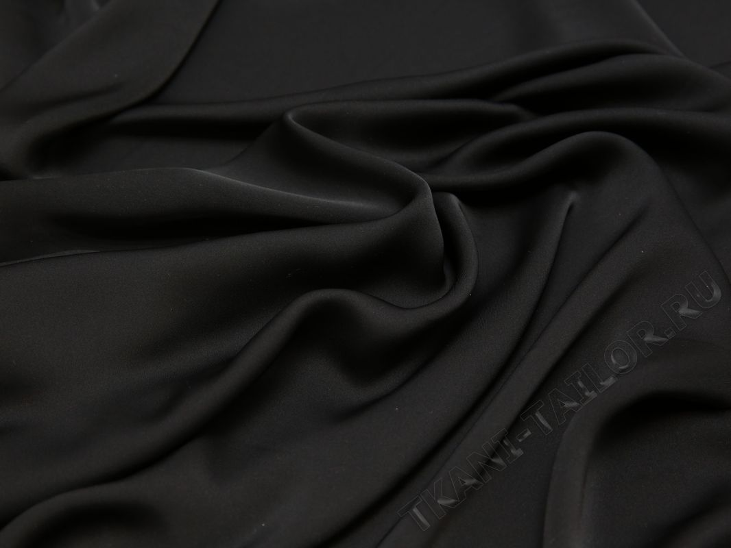 Блузочная ткань черная - фото 5