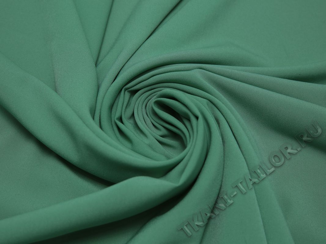 Блузочная ткань зеленая - фото 4