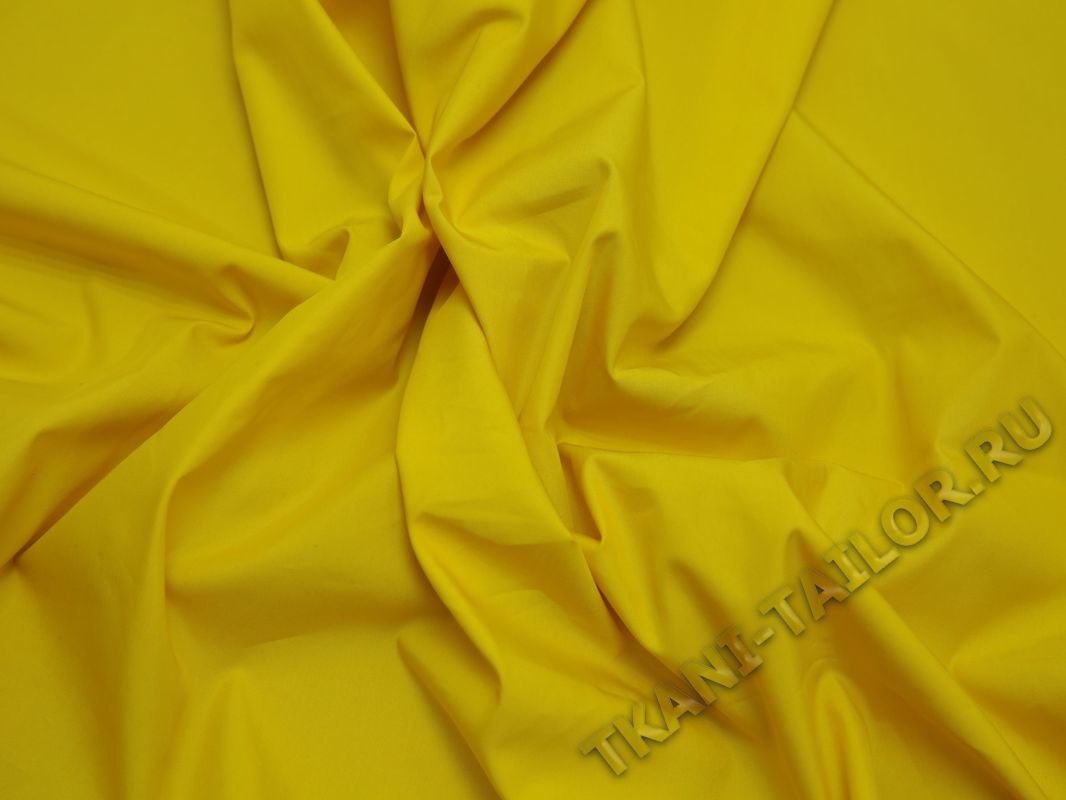 Рубашечная ткань желтая - фото 5