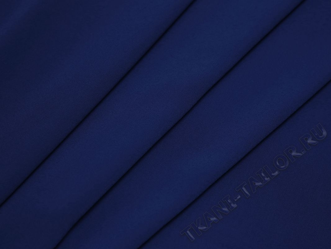 Блузочная ткань синяя - фото 3