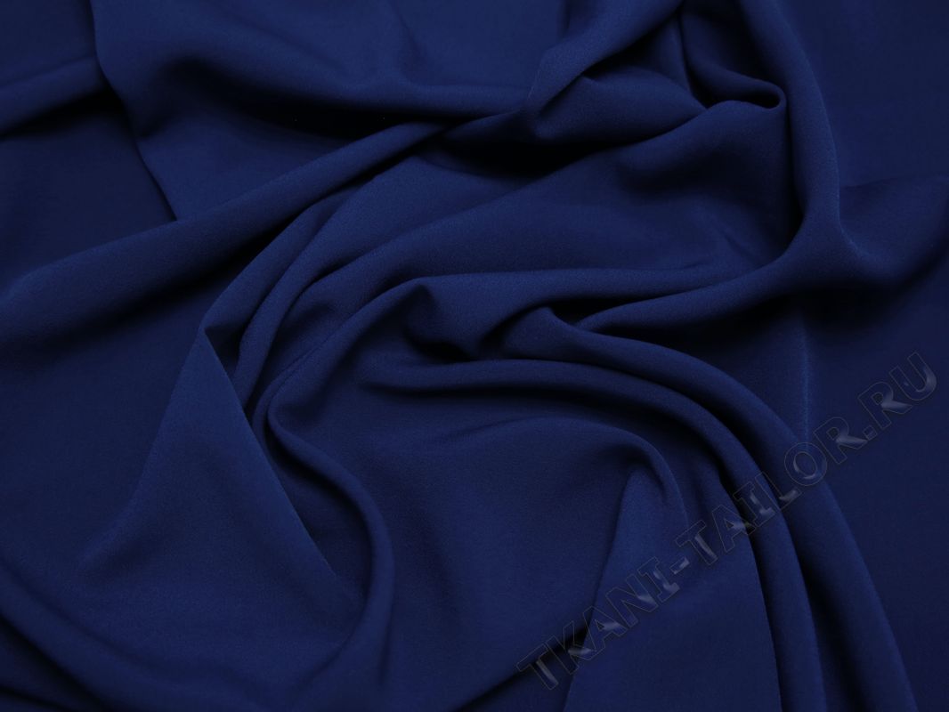 Блузочная ткань синяя - фото 5