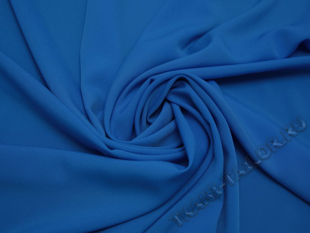 Блузочная ткань голубая - фото 4