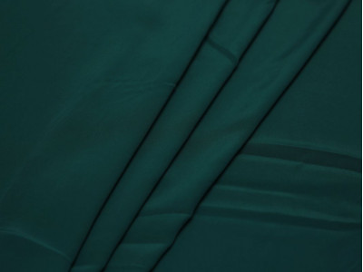 Блузочная ткань темно-зеленая - фото