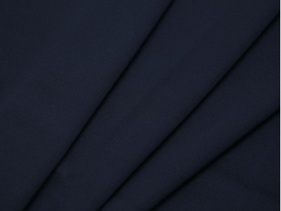 Курточная ткань с пропиткой темно-синяя - фото