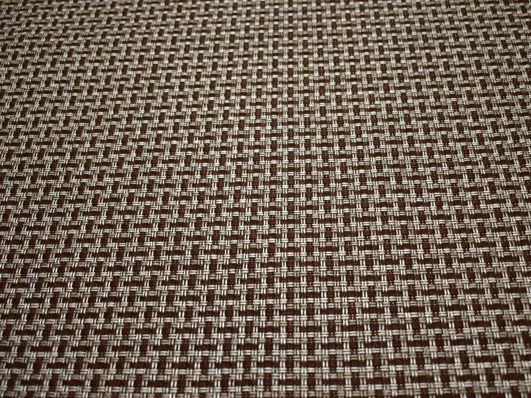 Рогожка мебельная крупная серо-коричневая - фото 2