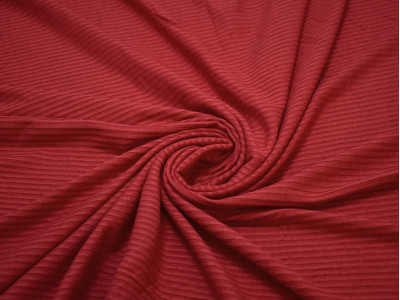 Трикотаж лапша красная ткань - фото