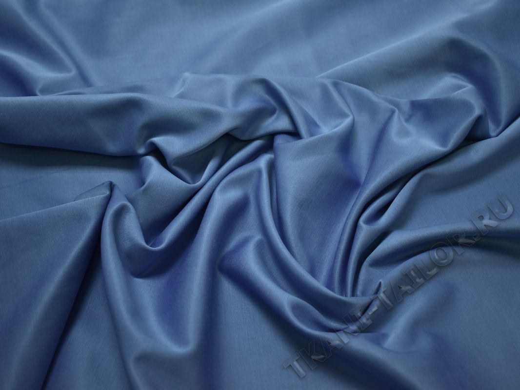 Костюмная однотонная голубого цвета - фото 5