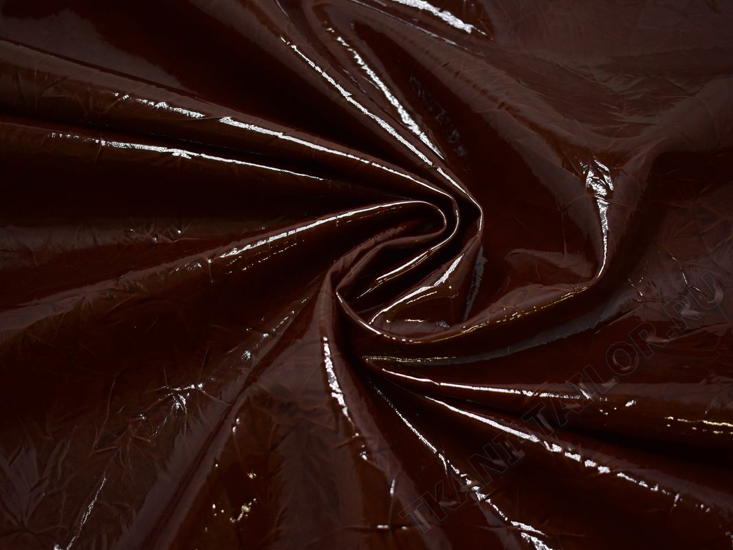 Кожзаменитель обивочный коричневый шоколадный оттенок - фото 4
