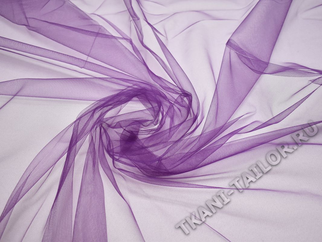 Сетка мягкая темно-фиолетовая - фото 4