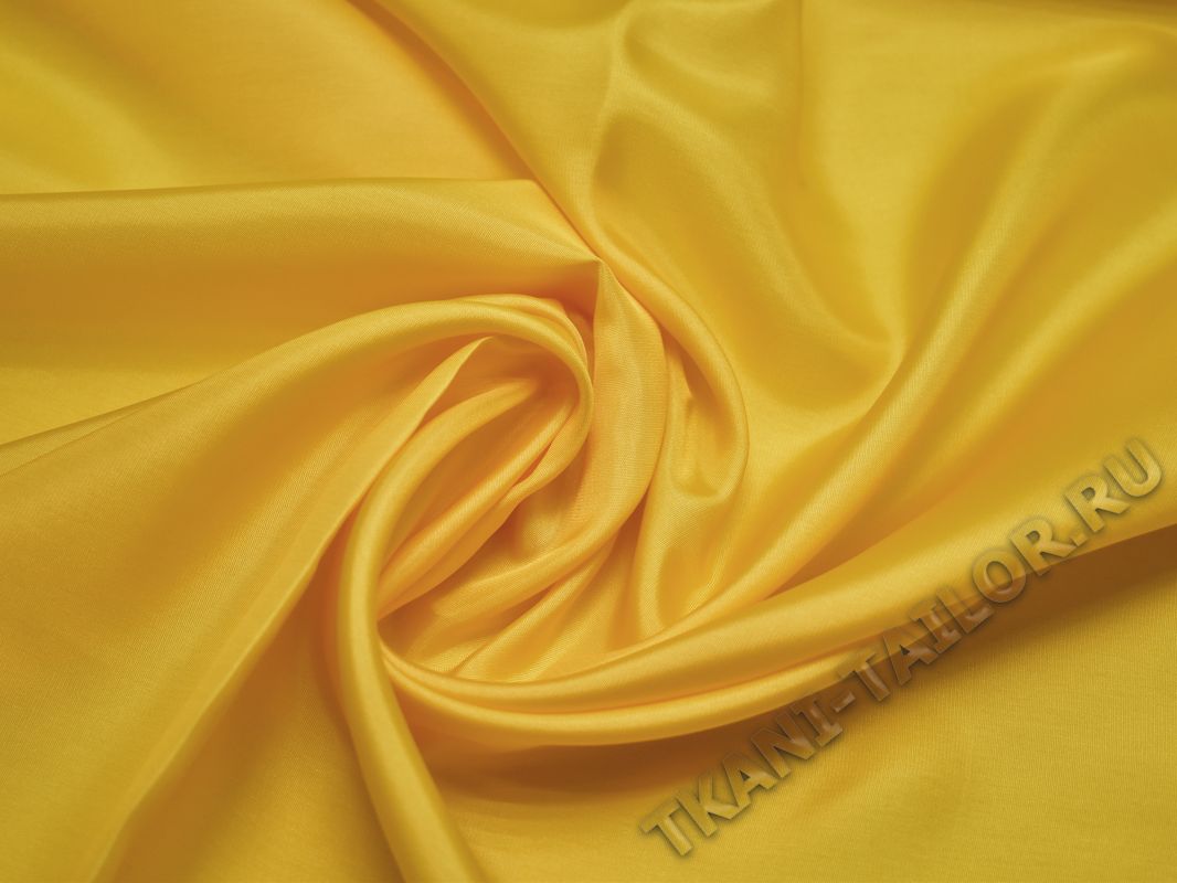 Подкладка однотонная желтого цвета - фото 4