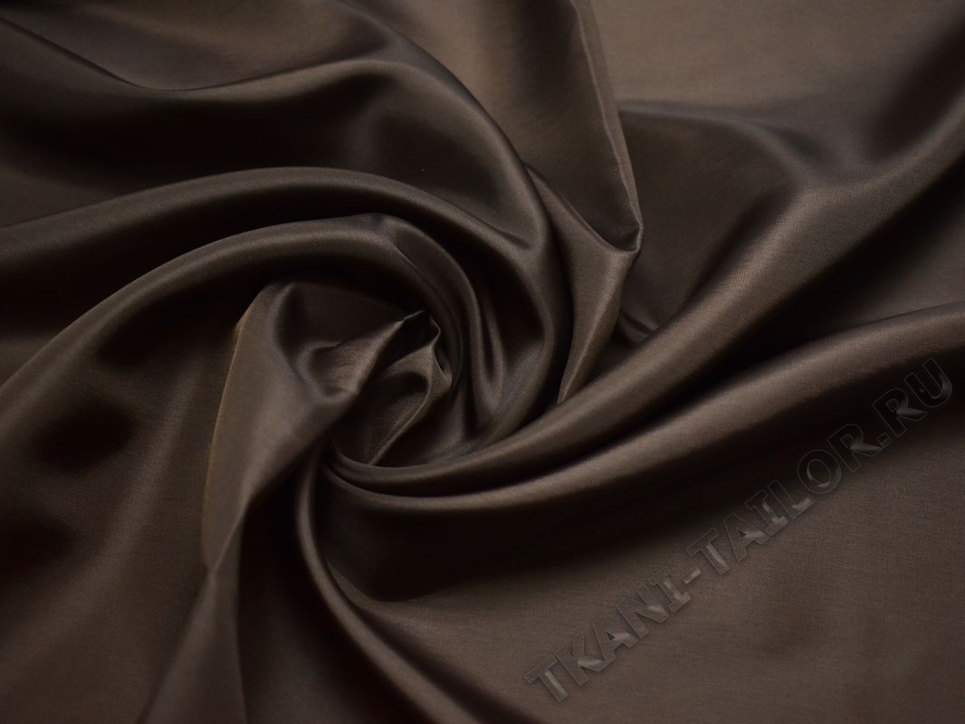 Подкладка вискозная темно-коричневая по цене 450.0 ₽ в интернет-магазине  Ткани-Тейлор