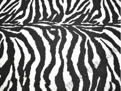 Хлопок принт зебра - фото