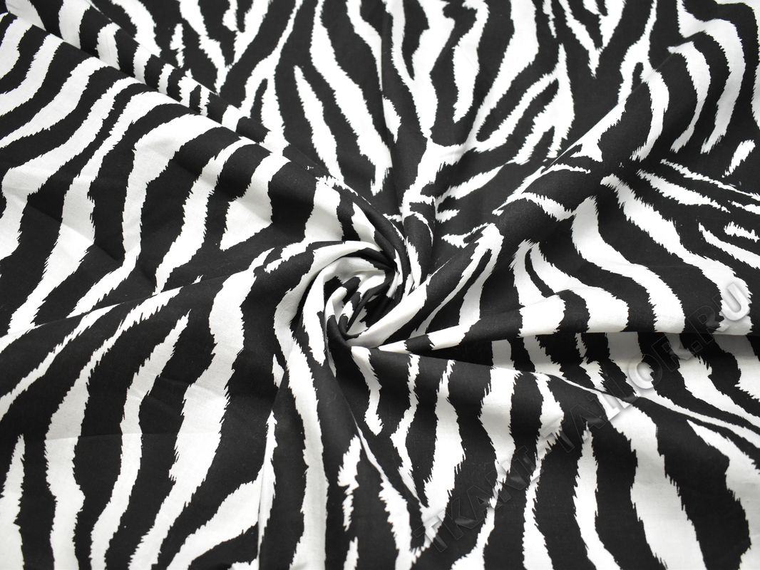 Хлопок принт зебра - фото 4