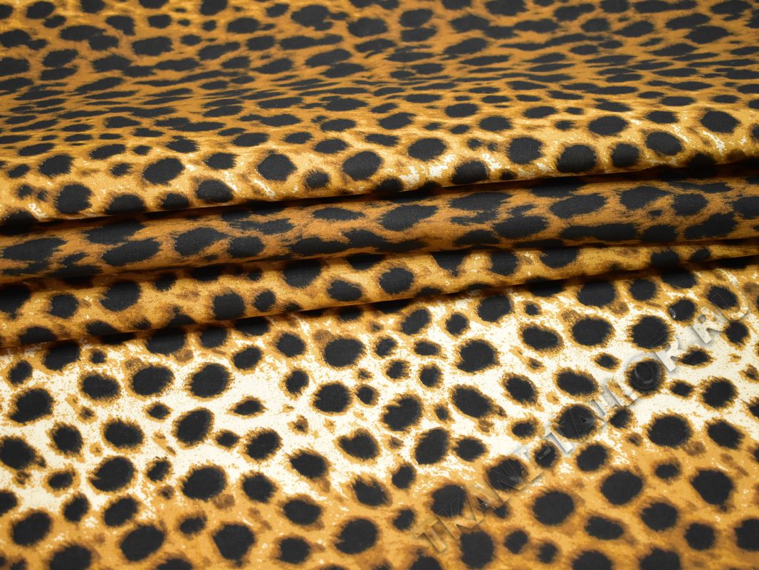 Хлопок леопардовый принт - фото 3