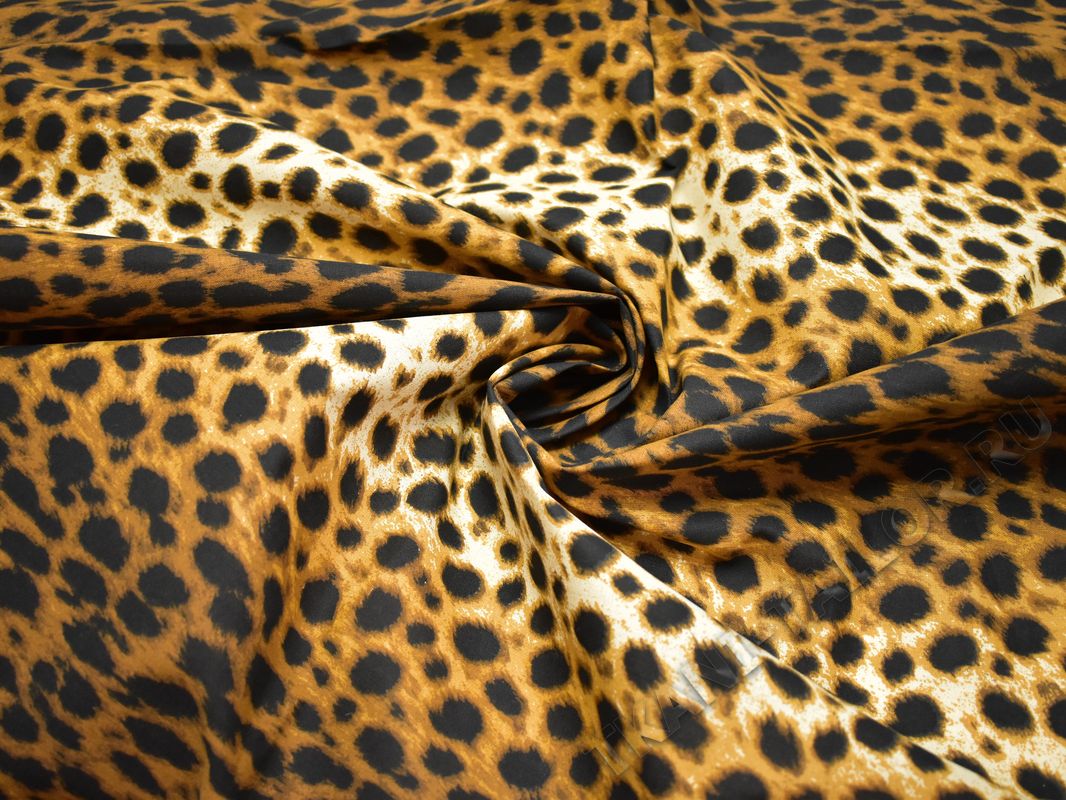 Хлопок леопардовый принт - фото 4