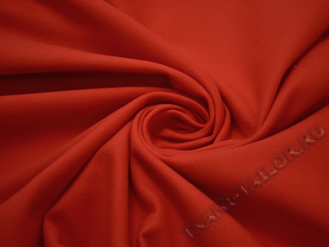 Пальтовая ткань оранжевая - фото 1