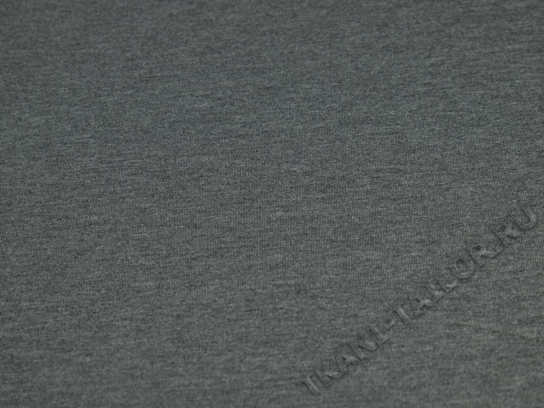 Трикотаж хлопковый серый - фото 2