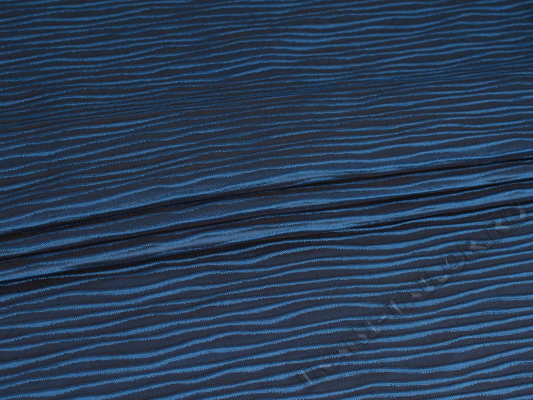 Портьерная ткань синего цвета - фото 1