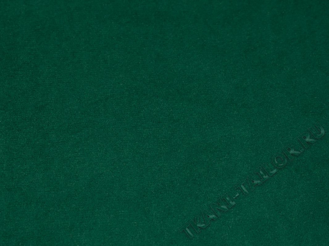 Бархат портьерный темно-зеленый - фото 2