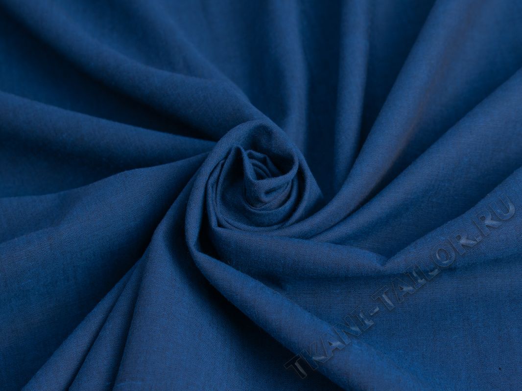 Вискоза 100% темно-синяя - фото 4